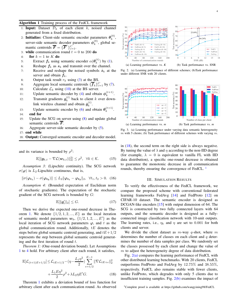 Federated Contrastive Learning for Personalized Semantic Communication 关键结果页