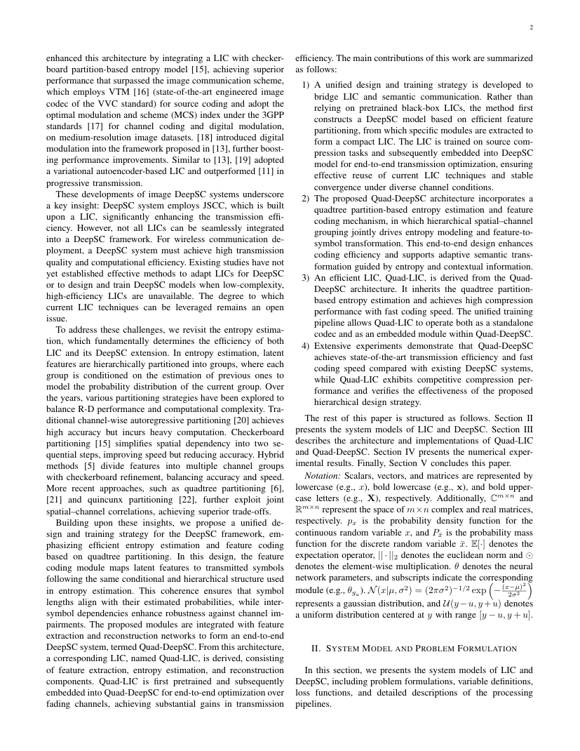 Image Semantic Communication With Quadtree Partition-Based Coding 架构/方法页