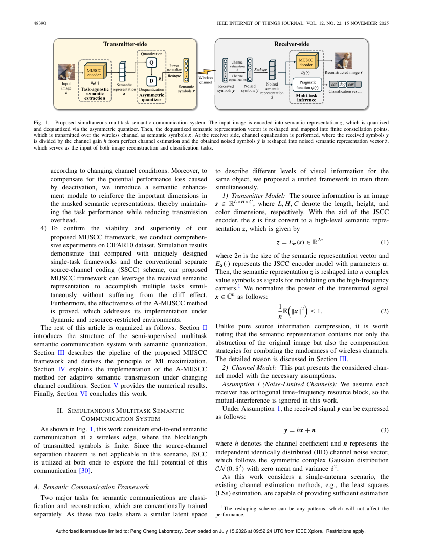 Multitask Semantic Communication: A Mutual Information-Aided Semi-Supervised Approach 架构/方法页