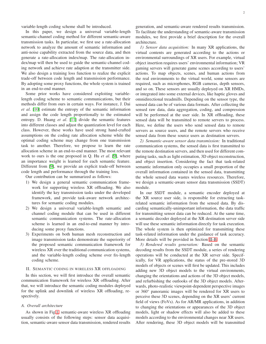 Semantic Communications With Variable-Length Coding for Extended Reality 方法/架构页