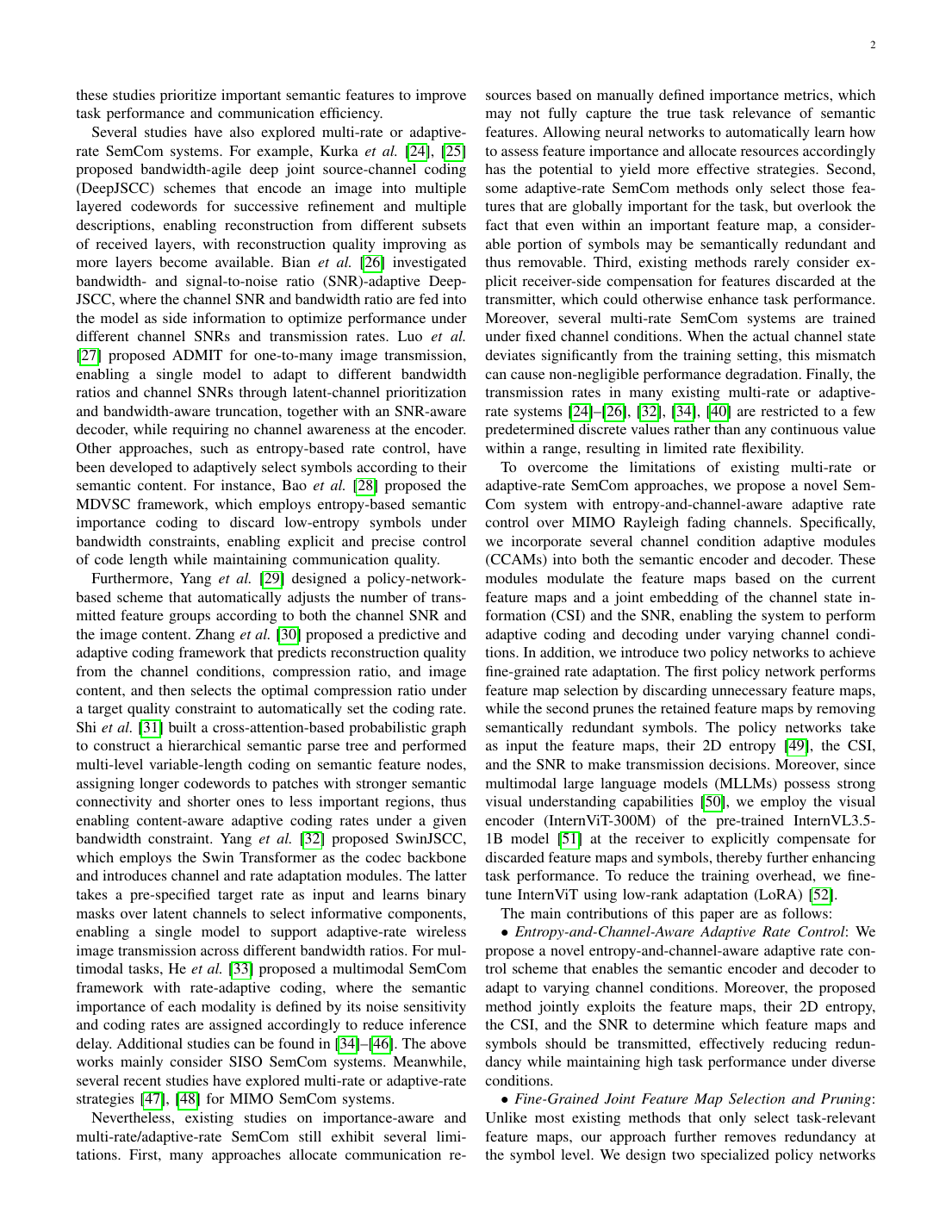 Entropy-and-Channel-Aware Adaptive-Rate Semantic Communication With MLLM-Aided Feature Compensation 方法/架构页
