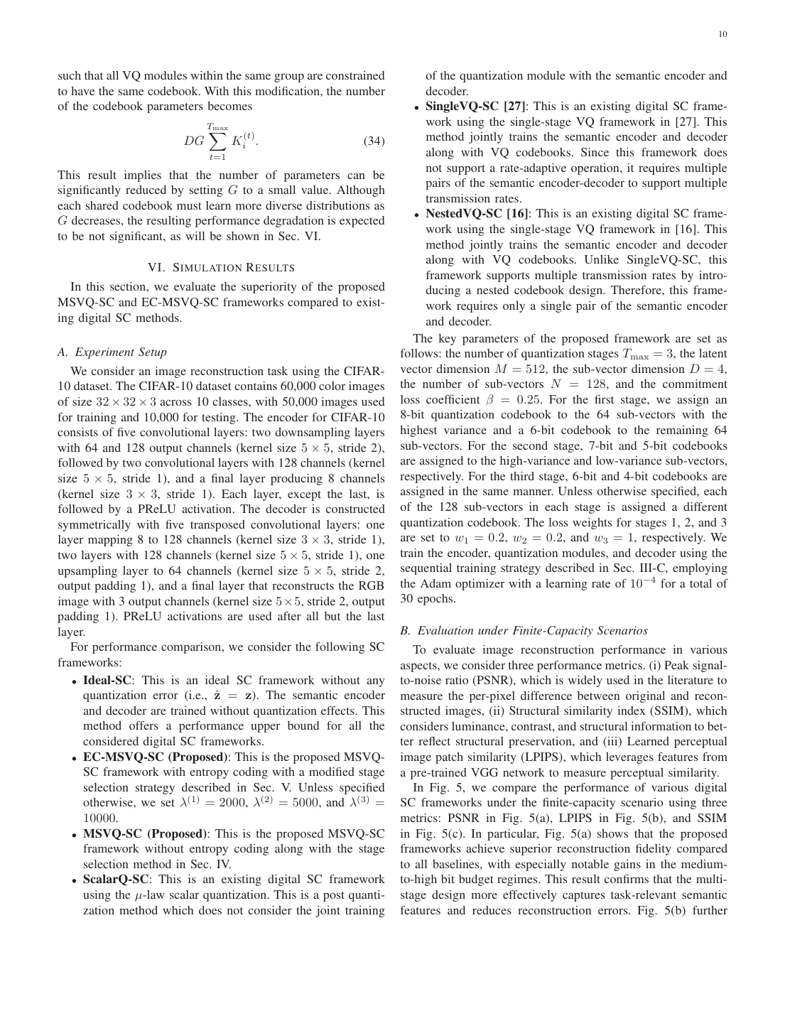 Rate-Adaptive Semantic Communication via Multi-Stage Vector Quantization 结果页
