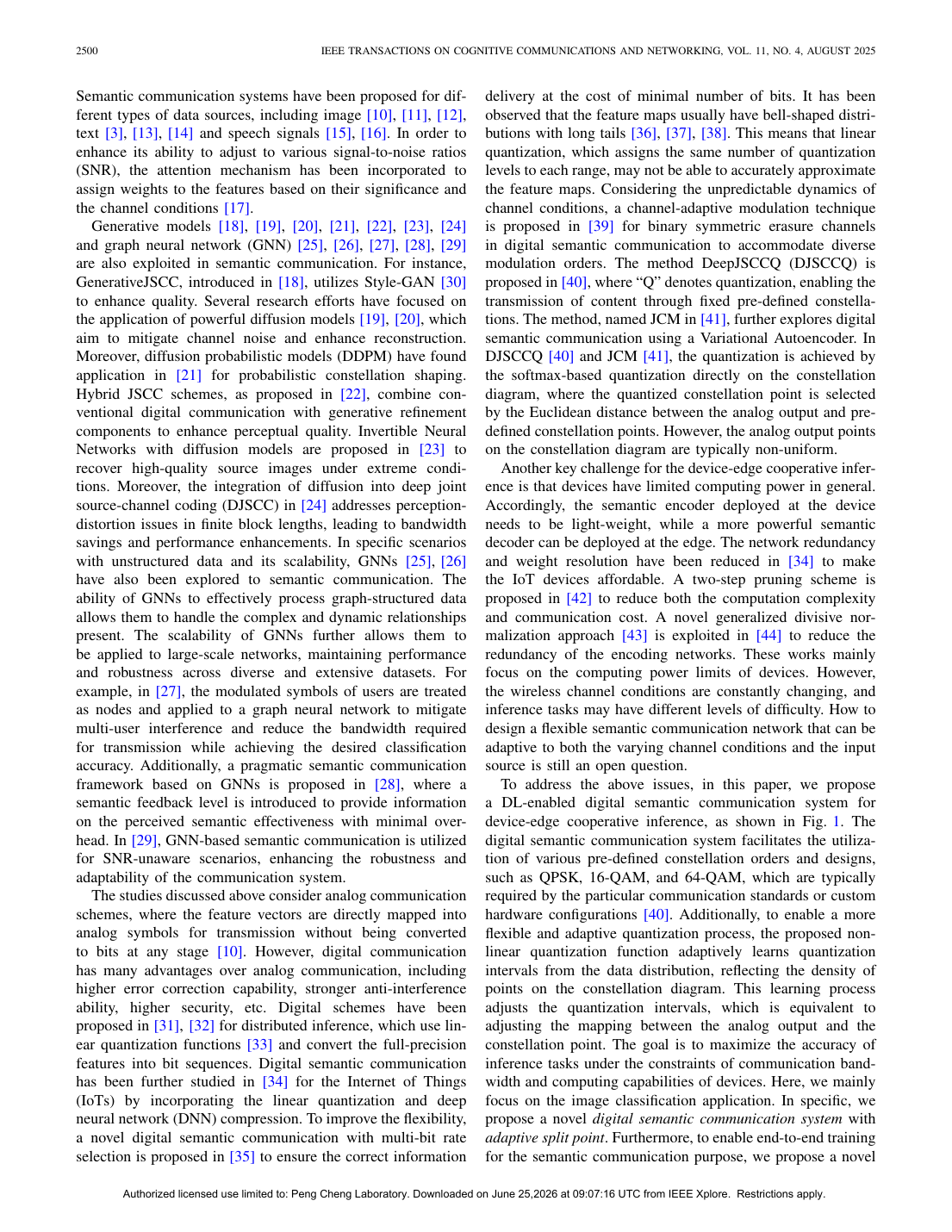Digital-SC: Digital Semantic Communication With Adaptive Network Split and Learned Non-Linear Quantization 方法/架构页