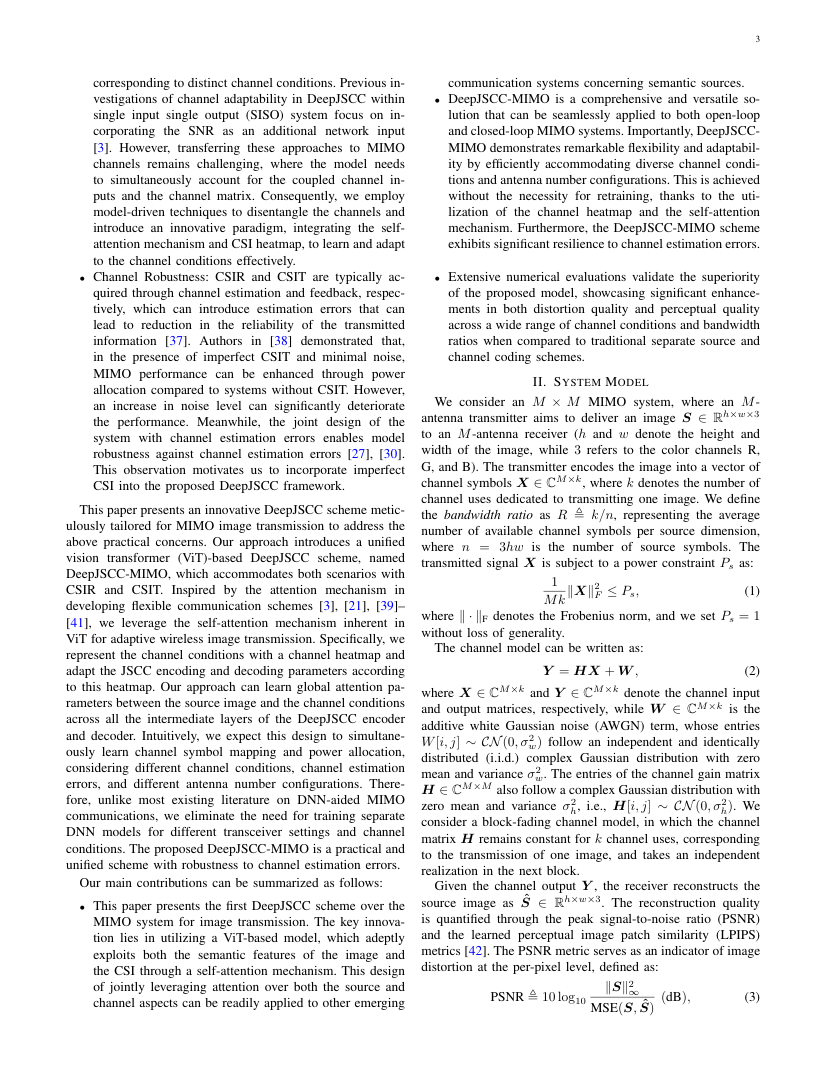 Deep Joint Source-Channel Coding for Adaptive Image Transmission Over MIMO Channels 架构/方法页