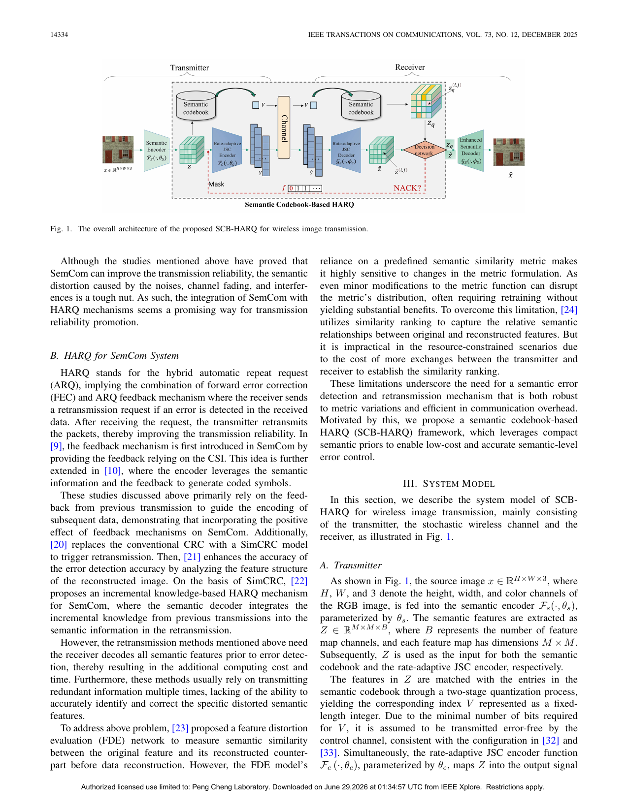 Semantic Codebook-Based HARQ for Wireless Image Transmission 方法页