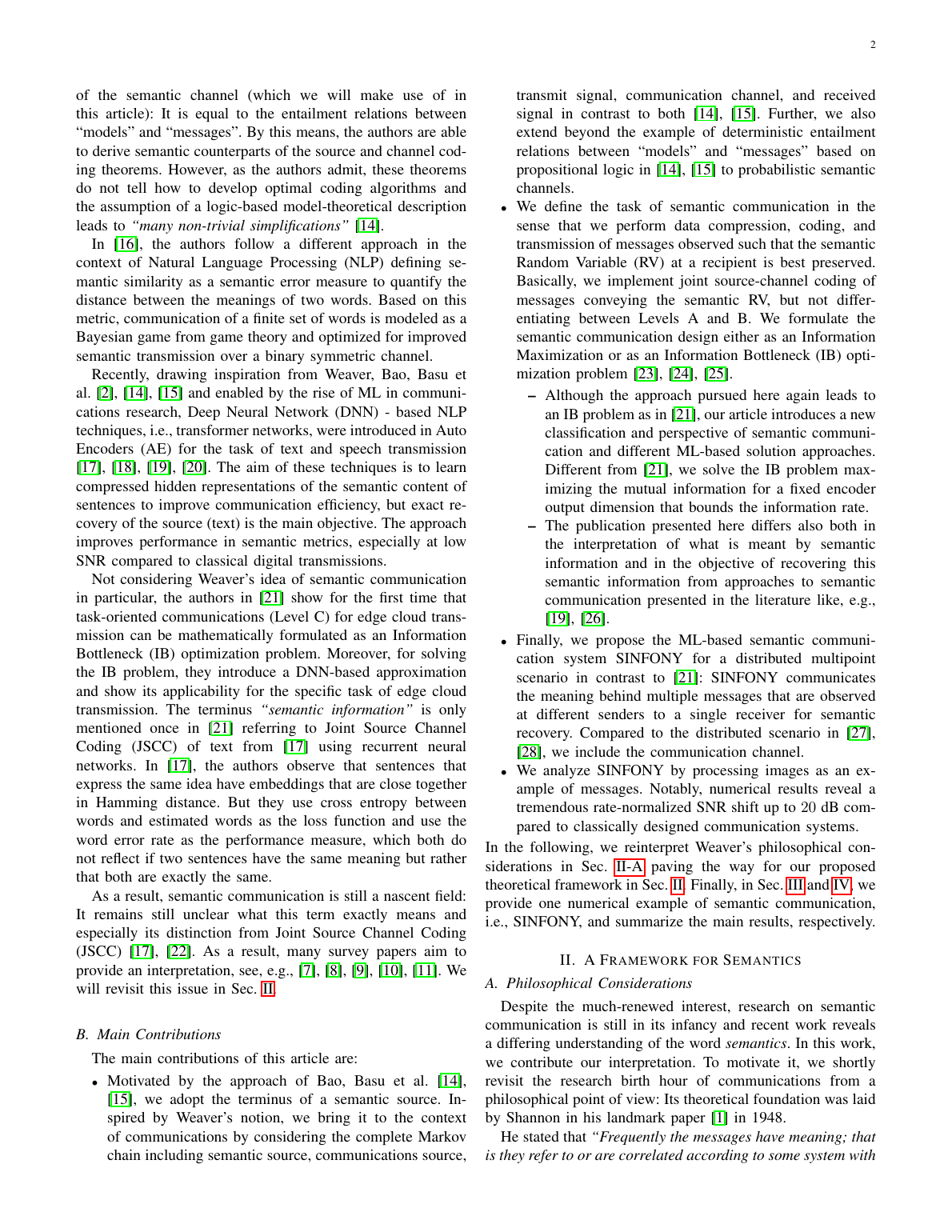 Semantic Information Recovery in Wireless Networks method