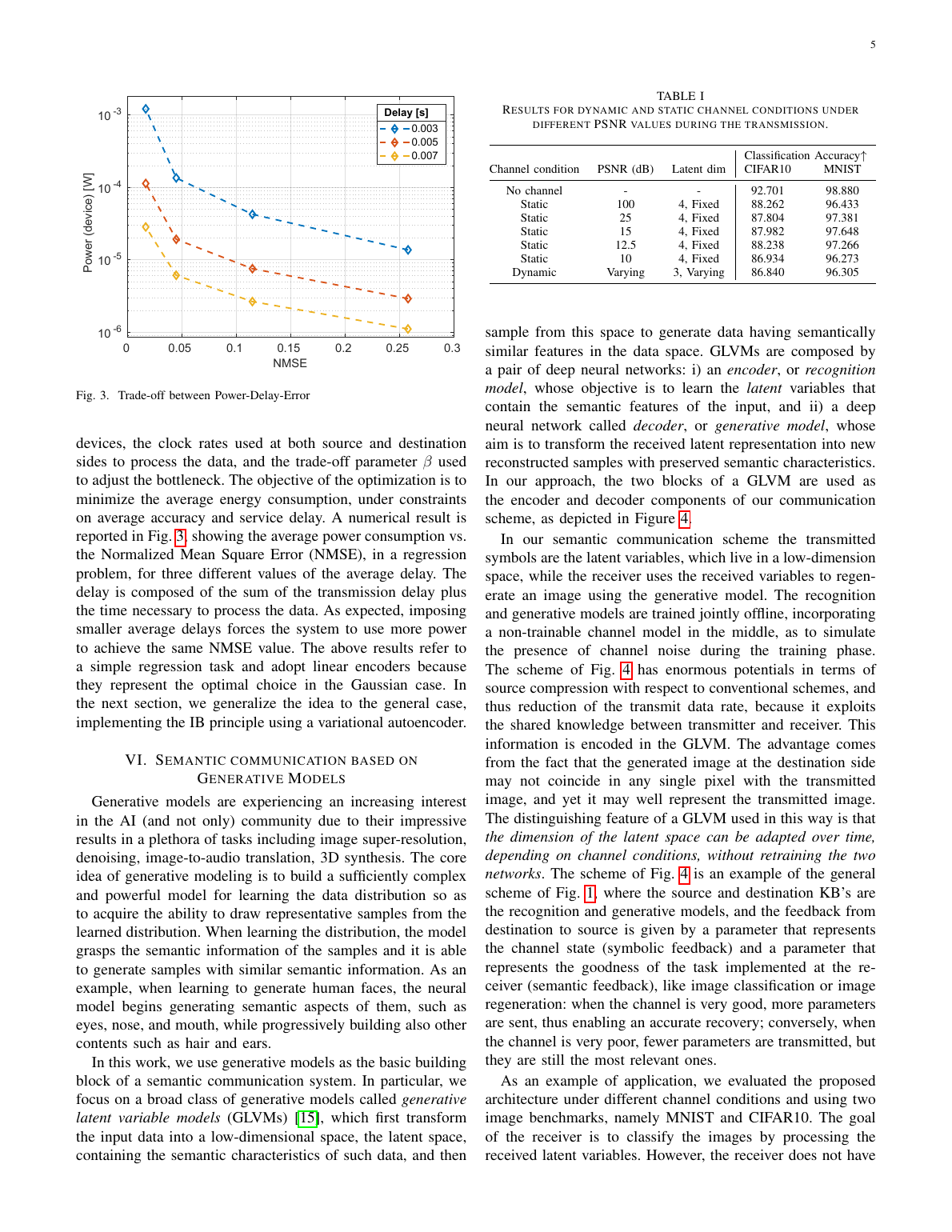 Semantic Communications Based on Adaptive Generative Models and Information Bottleneck result