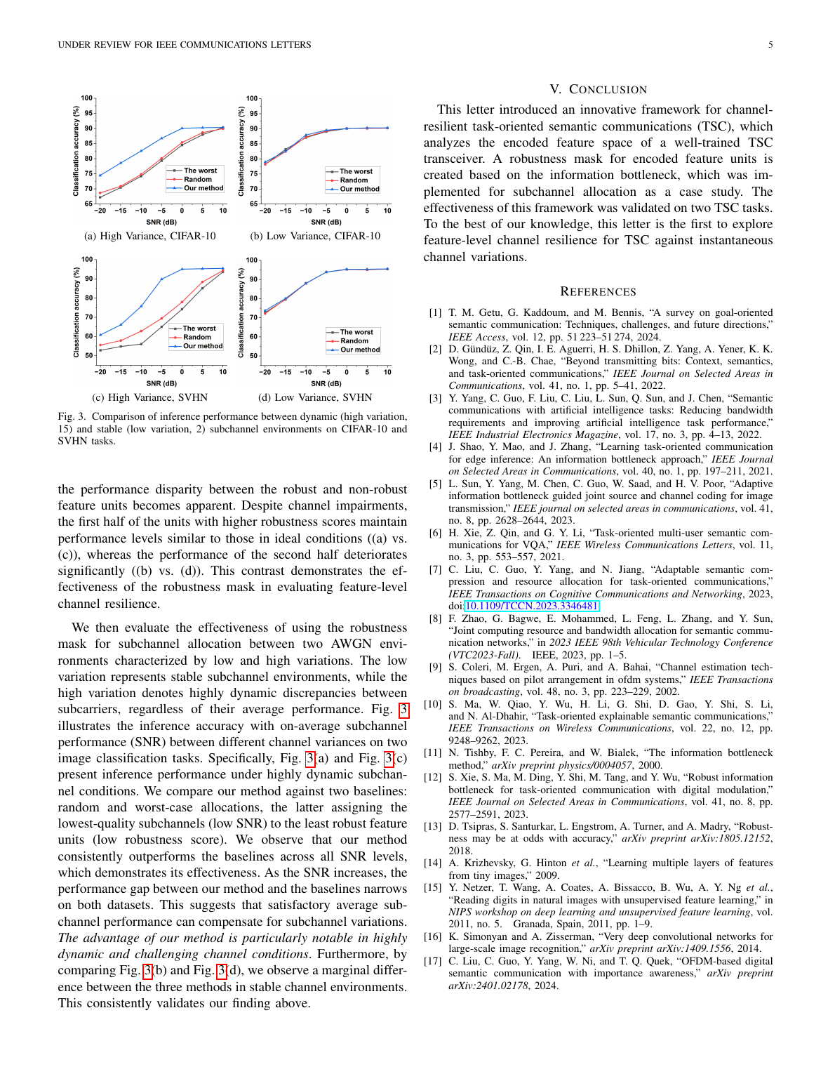 Improving Channel Resilience for Task-Oriented Semantic Communications: A Unified Information Bottleneck Approach result