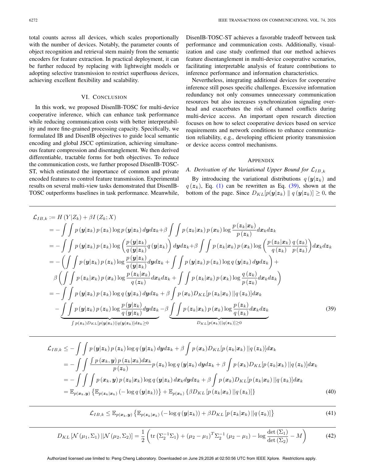 Disentangled Information Bottleneck Guided Multidevice Cooperative Task-Oriented Semantic Communication result