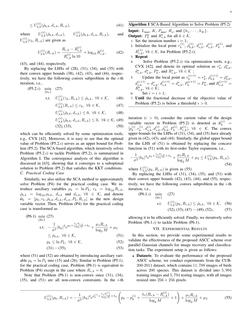 Adaptive Source-Channel Coding for Semantic Communications over Parallel Gaussian Channels 关键结果页