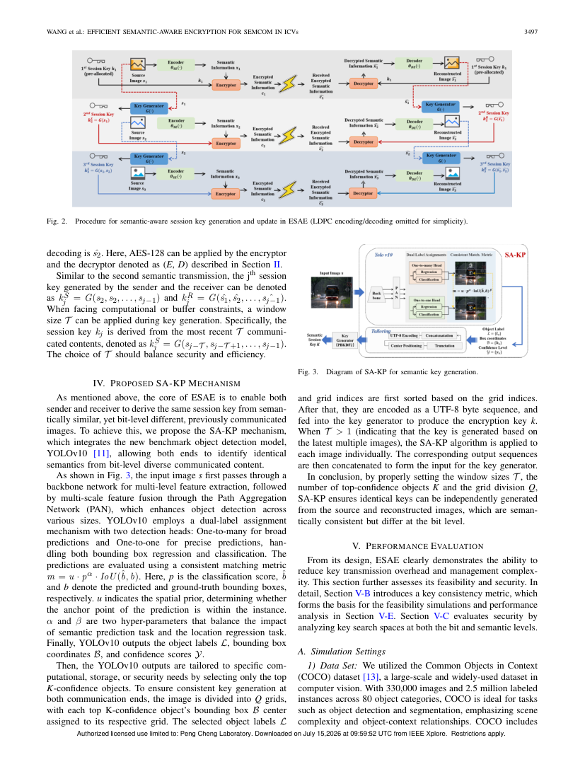 Efficient Semantic-Aware Encryption for Semantic Communication in Intelligent Connected Vehicles 关键结果页