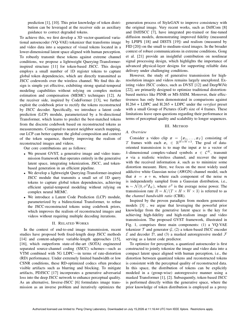 Efficient Video Semantic Transmission Needs Generative Latent Priors 架构/方法页
