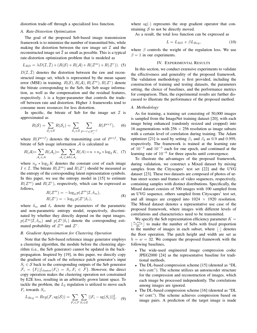 Semantic Communications with Explicit Semantic Base for Image Transmission 关键结果页