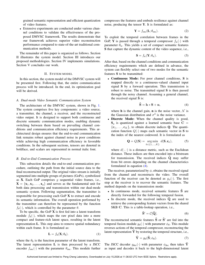 Semantic Knowledge Base Based Dual-mode Video Semantic Communication 架构/方法页