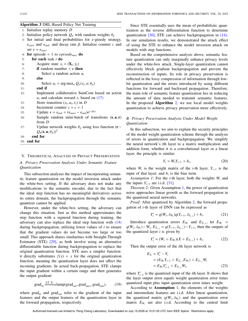 Task-Oriented Cloud-Edge-Device Collaborative Semantic Communication: Trade-off Between Privacy-Preserving and QoAIS 关键结果页