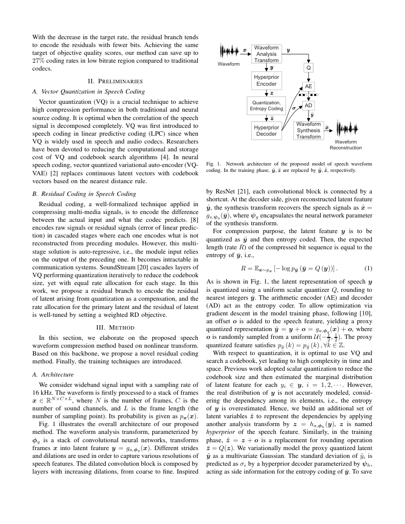 Variational Speech Waveform Compression to Catalyze Semantic Communications 架构/方法页