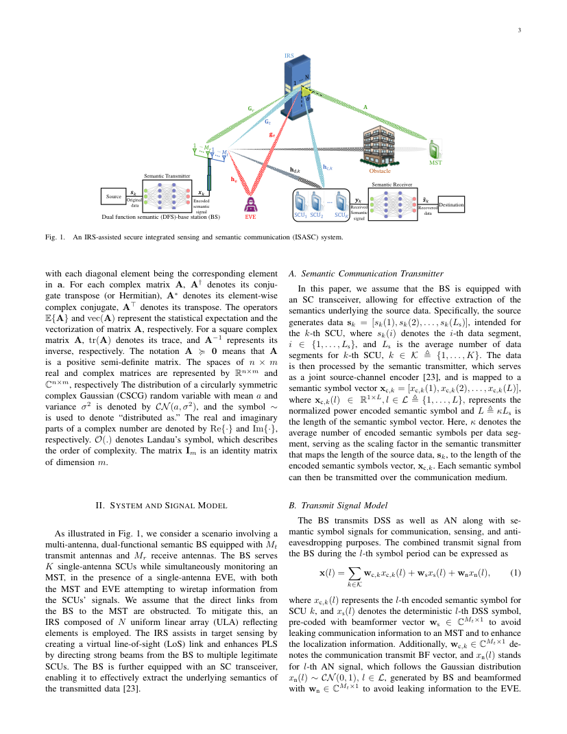 A Physical Layer Security Framework for IRS-Assisted Integrated Sensing and Semantic Communication Systems 架构/方法页