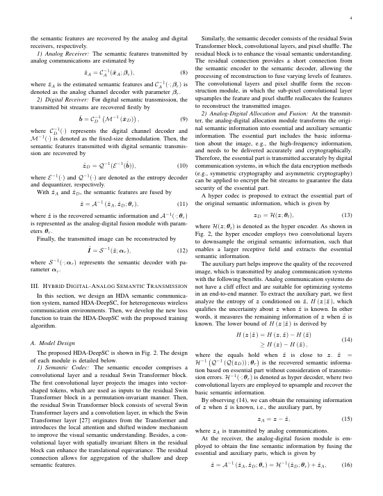 Hybrid Digital-Analog Semantic Communications 关键结果页
