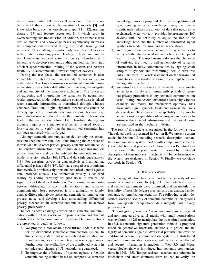 A Secure and Efficient Distributed Semantic Communication System for Heterogeneous Internet of Things 架构/方法页
