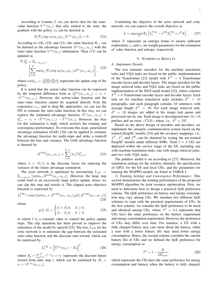 Resource Optimization for Semantic-Aware Networks With Task Offloading 关键结果页