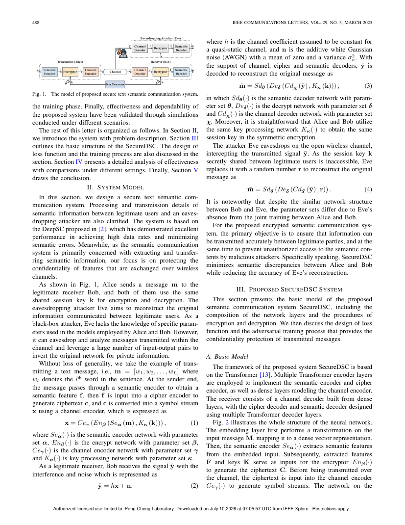 Secure Transmission in Wireless Semantic Communications With Adversarial Training 架构/方法页