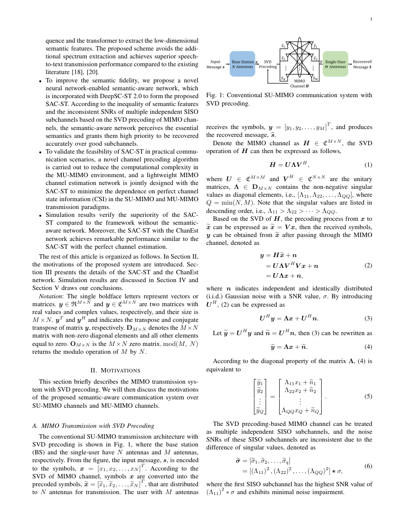 Semantic MIMO Systems for Speech-to-Text Transmission 架构/方法页