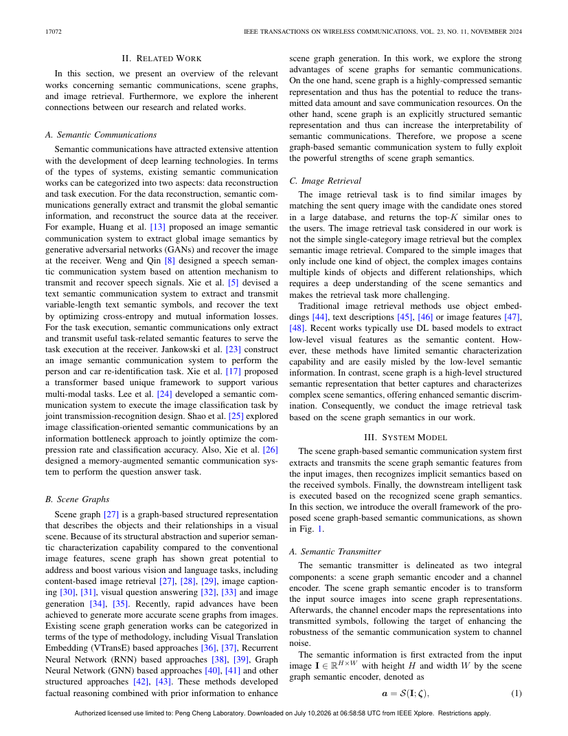 Task-Oriented Scene Graph-Based Semantic Communications With Adaptive Channel Coding 架构/方法页